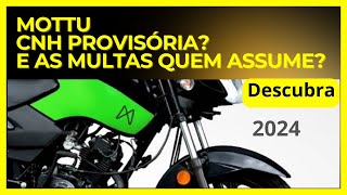 Cnh Provisória pode alugar moto da Mottu Tvs pop e as Multas quem Assume [upl. by Losse433]