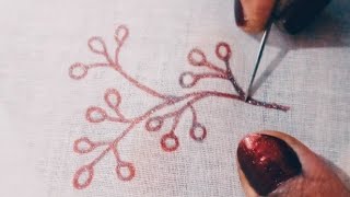 Easy to Make Flower hand Embroidery Designs For Beginners27Embroidery Designs handembroidery [upl. by Tuesday]