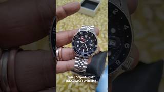 Seiko 5 Sports GMT SSK003K1 Unboxing [upl. by Angelica]