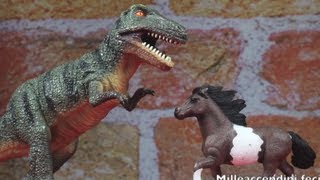 Tyrannosaurus rex vs horse [upl. by Attenyl]