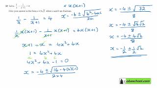 Edexcel GCSE Maths past papers November 2022 Non calculator Paper 1 Higher Q19 [upl. by Gies]