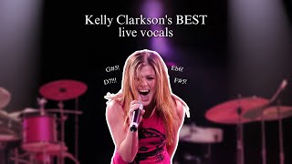 Kelly Clarksons BEST live vocals C5  D7 [upl. by Jumbala586]