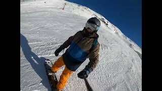 Snowboarding in the Sierra Nevada Granada España in the province of Andalucia [upl. by Riley473]