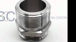 stainless 3A unionSanitary Fittings 3A Bevel Seat Fittings [upl. by Letnom]