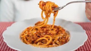 Pasta all’amatriciana La vera ricetta originale – questa pasta italiana ha fatto impazzire tutti [upl. by Olympe733]