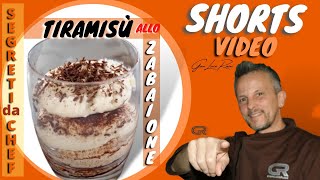 Tiramisù allo ZABAIONE Shorts [upl. by Eciuqram]