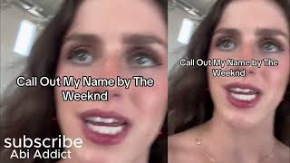 ABI CARTER  CALL OUT MY NAME THE WEEKND [upl. by Fleta]