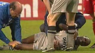 Damarcus Beasley getting injured [upl. by Johnath]