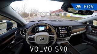 Volvo S90 D4 190 KM Inscription 2017  POV Drive  Project Automotive [upl. by Aelyk302]