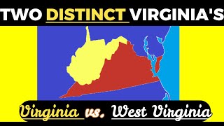 Virginia vs West Virginia A Geographic Showdown [upl. by Sutniuq438]