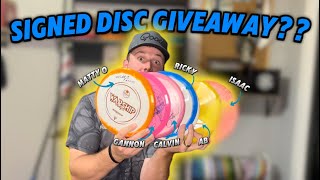 SIGNED DISC GIVEAWAY [upl. by Haeel130]