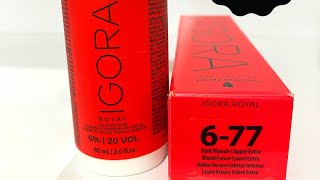 IGORA 677 ox 20vol [upl. by Orlene]