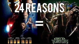 24 Reasons Iron Man amp Teenage Mutant Ninja Turtles Are The Same Movie [upl. by Ronoc]