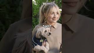 Sabrina Carpenters talks about Goodwin 🐶 sabrina sabrinacarpenter [upl. by Ainuj45]