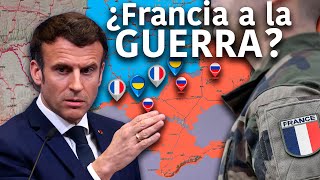 ¿Guerra entre Francia y Rusia Macron protegería fronteras de Ucrania [upl. by Eidahs]