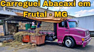 Carreguei Abacaxi em Frutal  MG x Ceagesp  Lavamos os caminhões no Posto Gironda [upl. by Leanne]