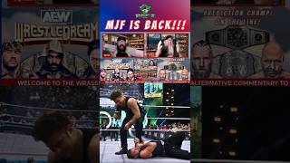 MJF returns at AEW WrestleDream aew wrestledream mjf [upl. by Kyte720]