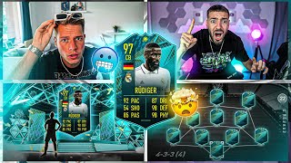 FIFA 22  RÜDIGER MOMENTS SBB vs WAKEZ  Squad Builder Battle 😮🔥 [upl. by Yliah]