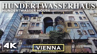 Hundertwasserhaus Vienna Hundertwasser House Walking Tour 2021  4K Austria Virtual Travel Guide [upl. by Forlini960]