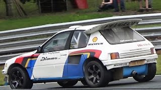 Peugeot 205 T16 Evo 2 Group B Replica Monster  Accelerations on Track [upl. by Weinstock]