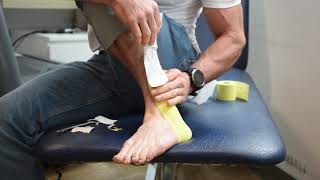 Peroneal Tendinopathy Kinesiology Taping Technique [upl. by Eirak532]