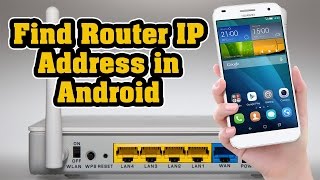 How to Find Router IP Address in Android Iphone or Ipad [upl. by Ataga]