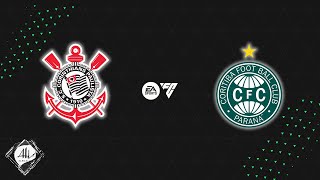 Corinthians x Coritiba  Jogo Amistoso  Jogo de Ida  EA FC [upl. by Ilocin]