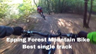 Epping Forest Mountain Bike Best single tracks [upl. by Wanda]