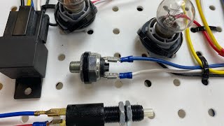 How to Wire TWO Types of Brake Light Switches  Hydraulic and Plunger Style  WiringRescue [upl. by Inalak897]