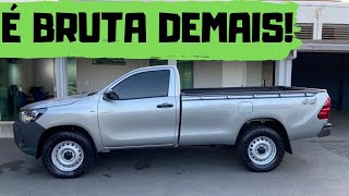 TOYOTA HILUX CABINE SIMPLES 28 TURBO DIESEL 4X4 2022  A CAMIONETE MAIS RESISTENTE DE TODAS [upl. by Eilahs]