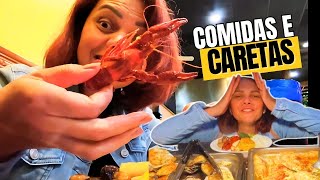 Vlog Restaurante barato nos EUA 🇺🇸 provando comidas com muitas caretas 🤪🤪 [upl. by Kelleher]