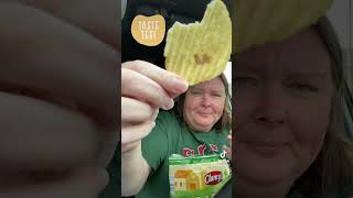 Taste Testing Garlic Mashed Chips from Aldi [upl. by Kevyn]