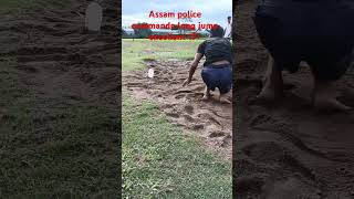 Sandesea Aate hai hindi song assampolicecommando Ab UB long jump status longjump motivation 2024 [upl. by Obnukotalo]