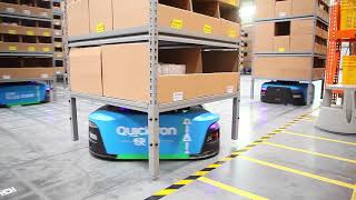 Robots do the work inside Cainiao Smart Logistics [upl. by Woodring]