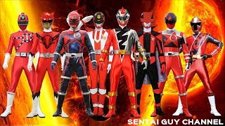 All Red Rangers of Super Sentai 19752019 [upl. by Yamauchi]