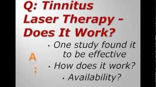 Tinnitus Laser Therapy  Does It Work [upl. by Moria]