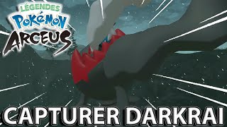 Capturer DARKRAI  LÉGENDES POKÉMON ARCEUS [upl. by Kaia]