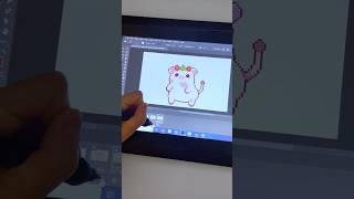 Animating a strawberry cow stream alert for twitchstreamers 🍓🐄 pixelart digitalart [upl. by Bertila]