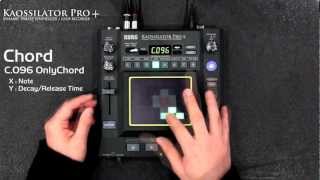 KORG KAOSSILATOR PRO 23 New Sounds  Chord  SE [upl. by Farica]