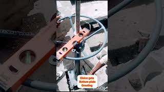 sluice gate fixing STP structuralengineering Sluice gate [upl. by Rogovy]