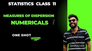 Measures of Dispersion  Statistics For Economics  Class 11 [upl. by Adarbil]