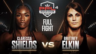 Claressa Shields vs Brittney Elkin  PFL 4 2021 HD FULL FIGHT [upl. by Asira70]