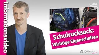 Schulrucksack Die wichtigsten Eigenschaften [upl. by Ylam]