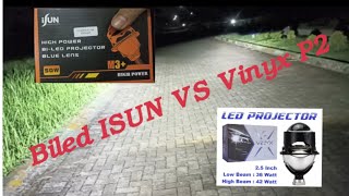 Compare Biled ISUN 55watt VS Vinyx P2 35watt [upl. by Roswell]