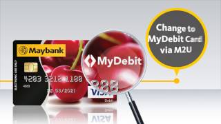 5 Easy Steps to Change your MyDebit Card via Maybank2u [upl. by Connell]