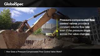 How does a pressurecompensated flow control valve work [upl. by Merrell780]