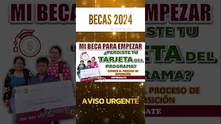 📌🔊MI BECA PARA EMPEZAR ¿CUÁL ES EL PROCESO DE REPOSICIÓN DE TARJETA [upl. by Clothilde]