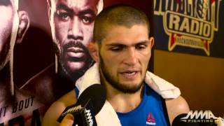 Khabib Nurmagomedov Calls Conor McGregor Nate Diaz Bums [upl. by Sillert277]