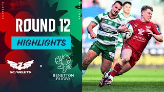 Scarlets vs Benetton  Instant Highlights  Round 12  URC 202324 [upl. by Speroni660]