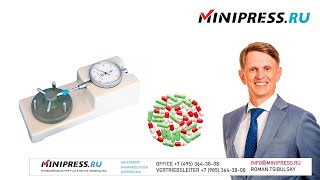 Labortabletten oder Kapseldickenanalysator HD02 Minipressru [upl. by Rabush]